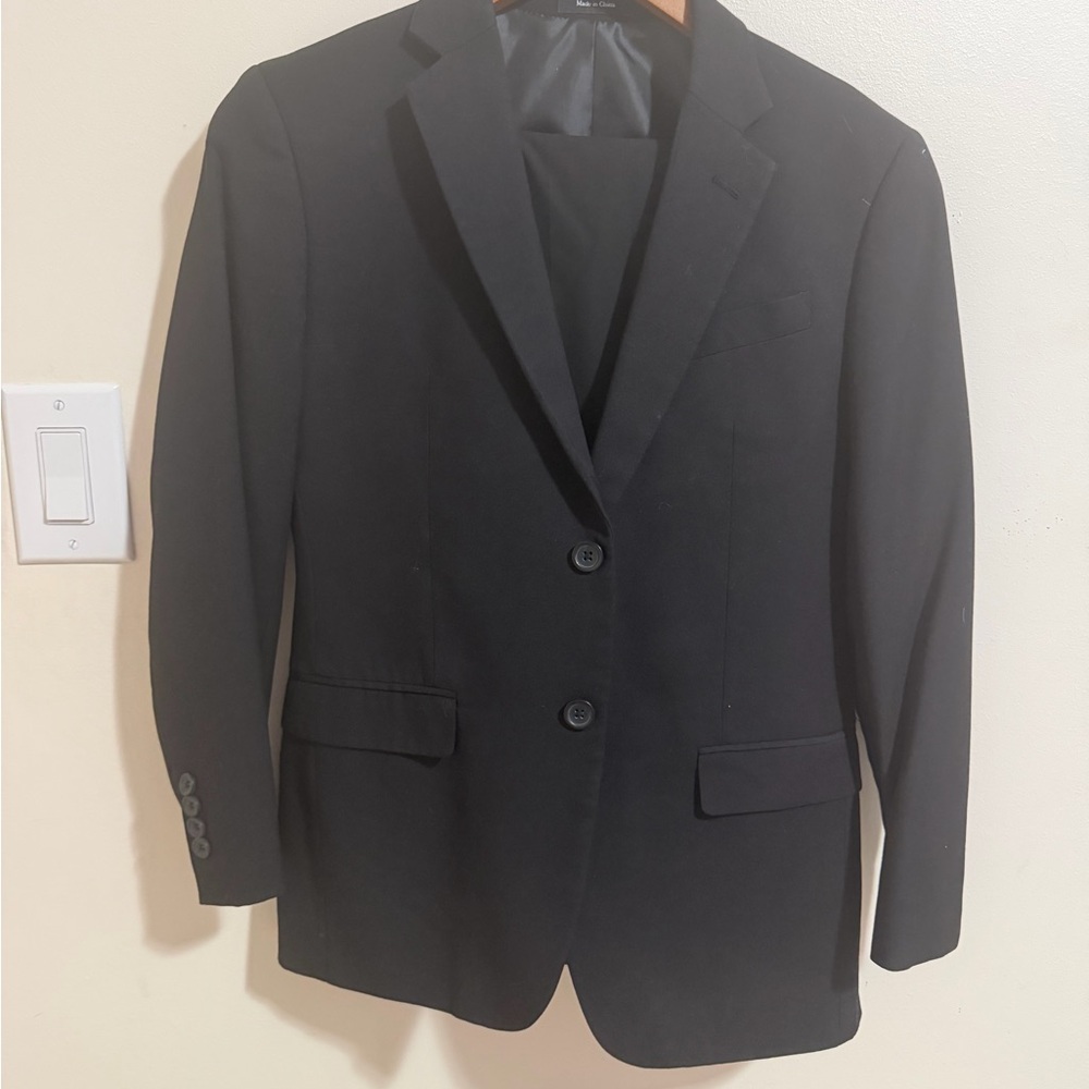 Classic Black Men's Blazer with pants